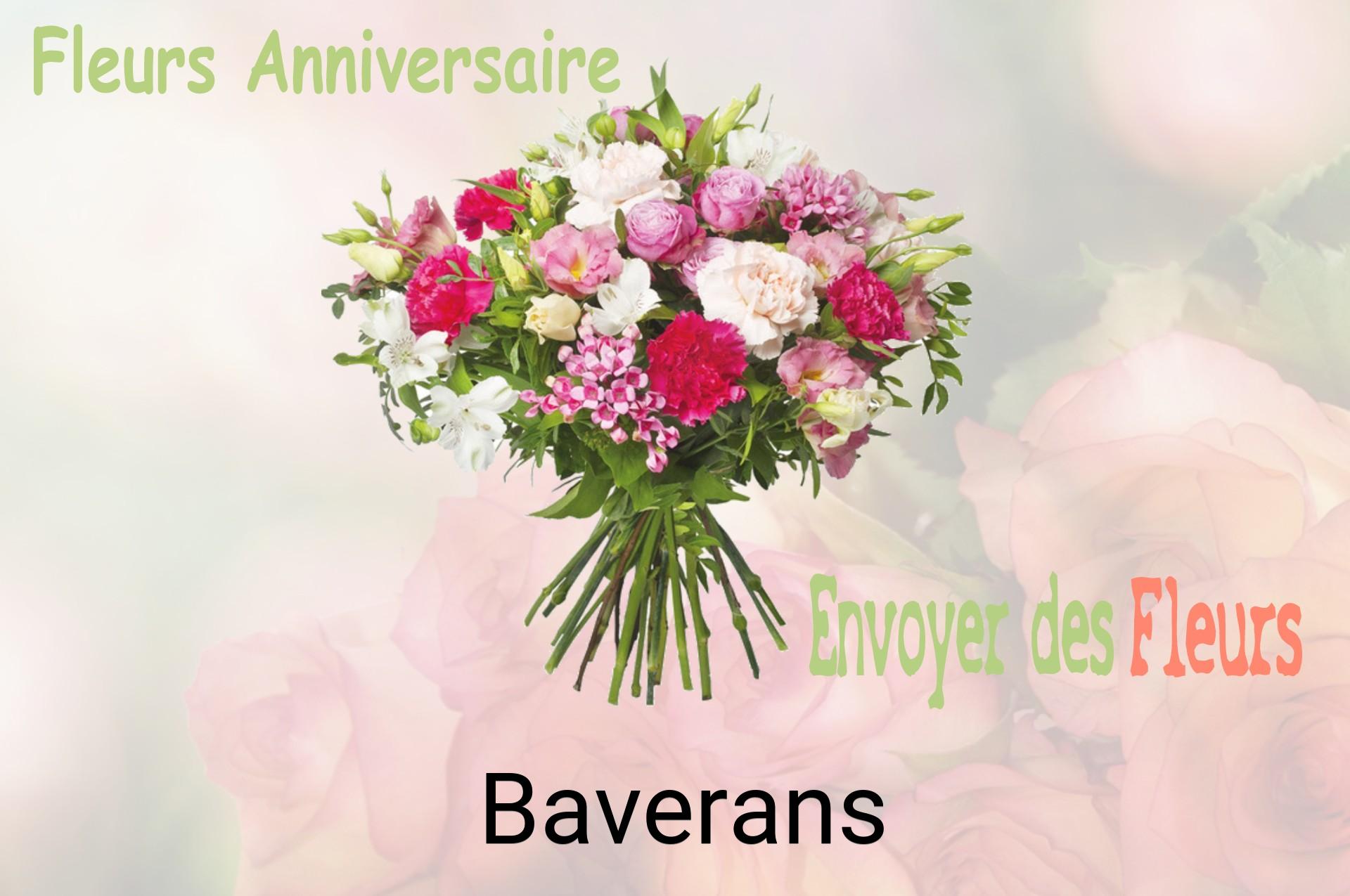 Bouquet de fleurs d’anniversaire livré à Baverans