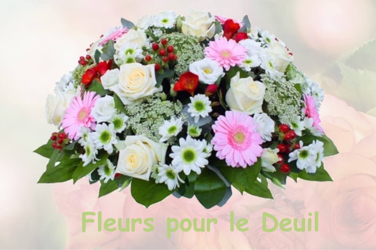 fleurs deuil BAVERANS